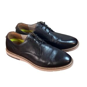 Florsheim Vibe Men’s Plain Toe Black Leather Oxford Size 12 Wide